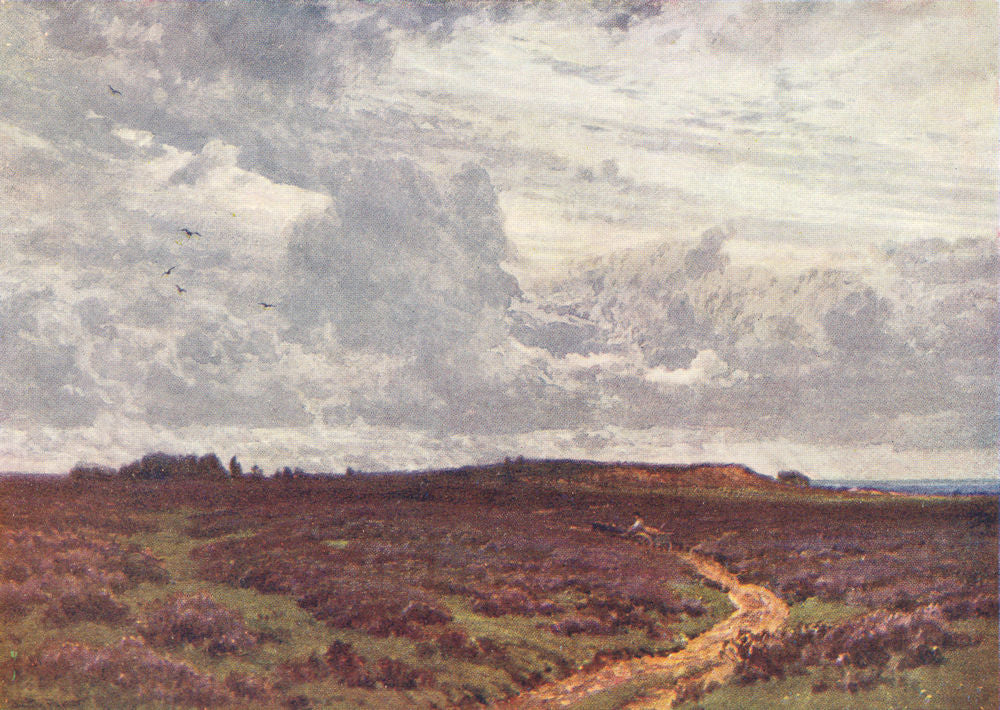 SURREY. Sandy Road, Milford Heath 1912 old antique vintage print picture